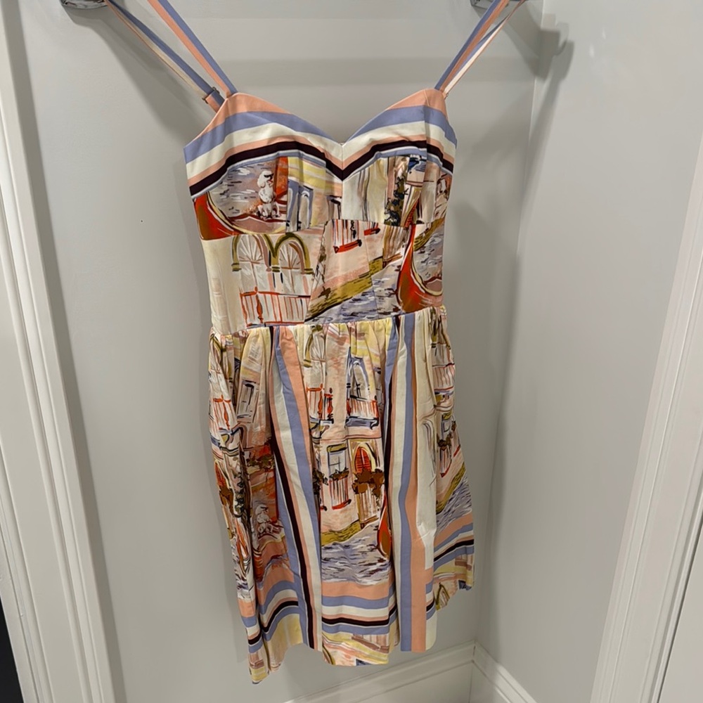 Amanda Uprichard Venice print dress size S